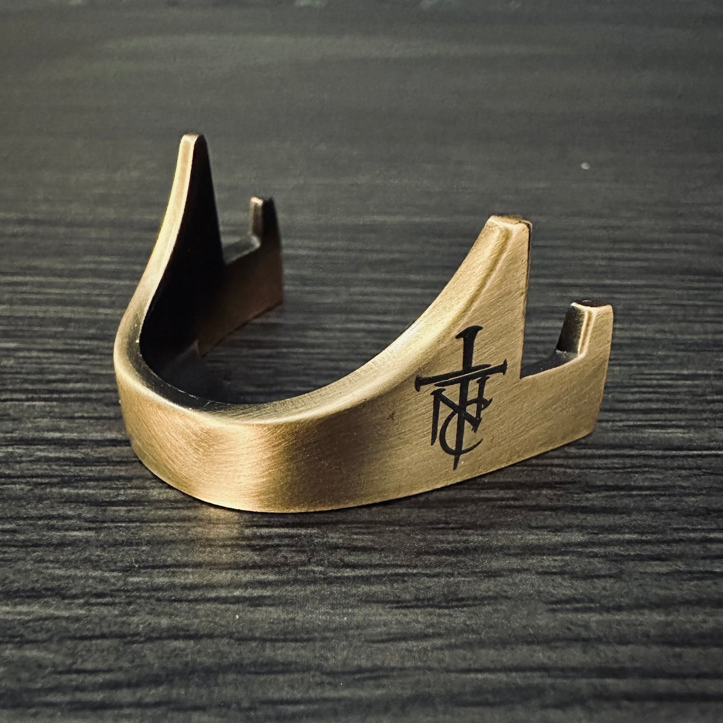 Coin Stand - Antique Gold with TNC Logo