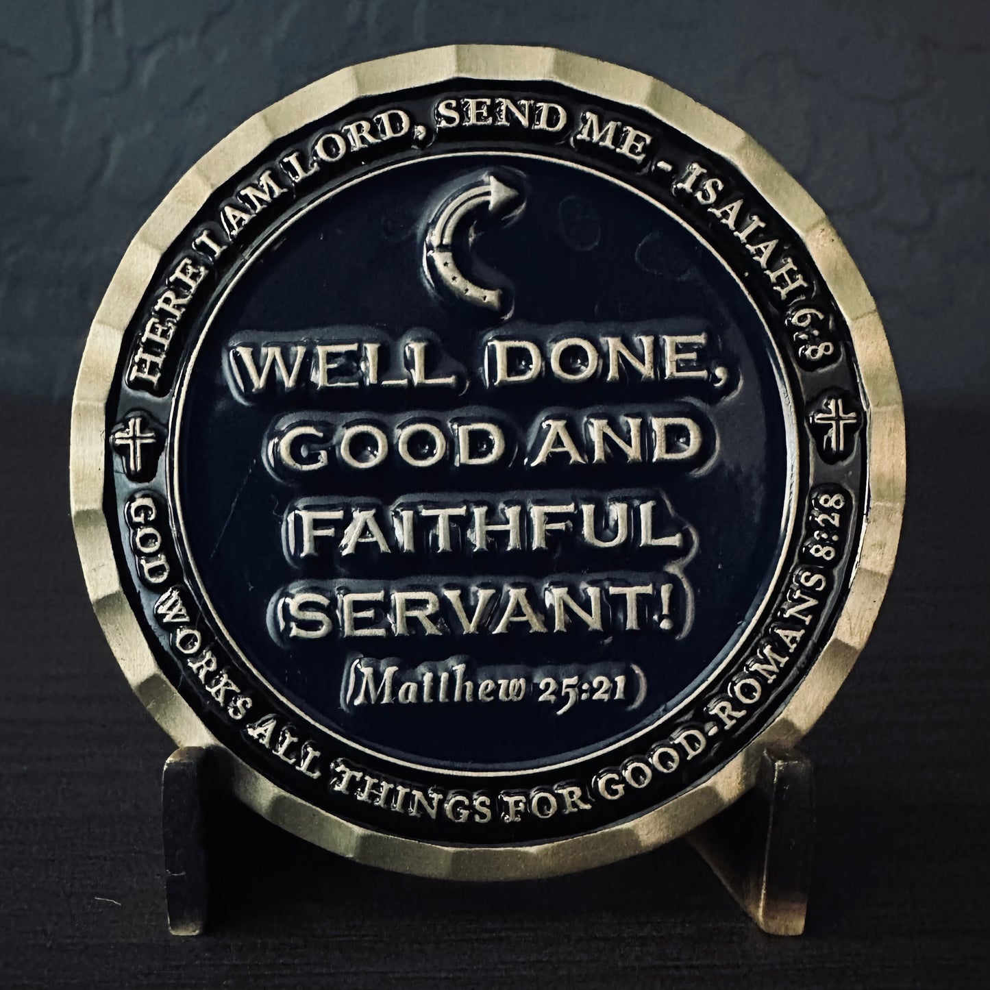 Charlie Kirk Commemorative Coin - Antique Gold 2.25 inch