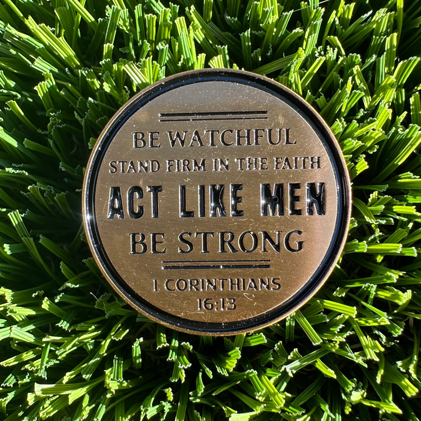 1 Corinthians 16:13 Magnetic Ball Marker