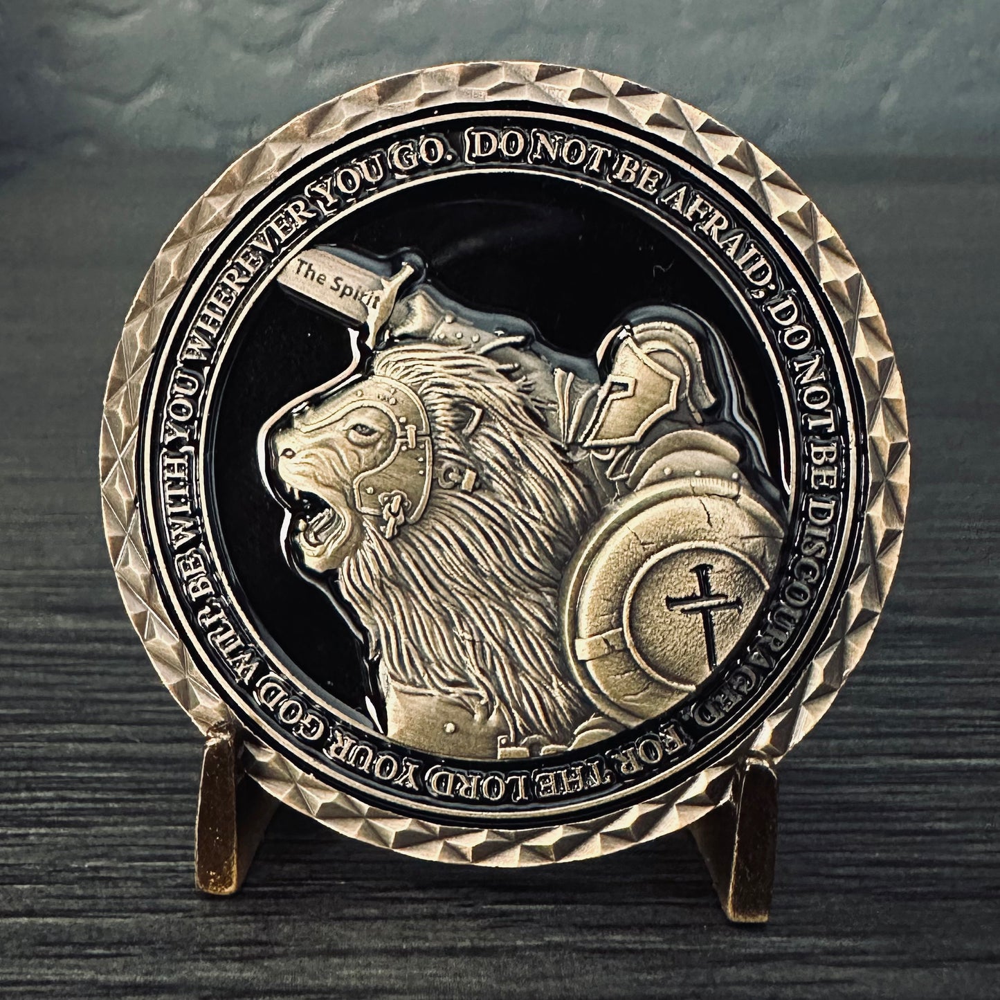 Joshua 1:9 Challenge Coin 2.0 inch