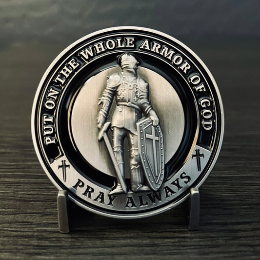 Ephesians 6:10-20 Challenge Coin 2.0 inch