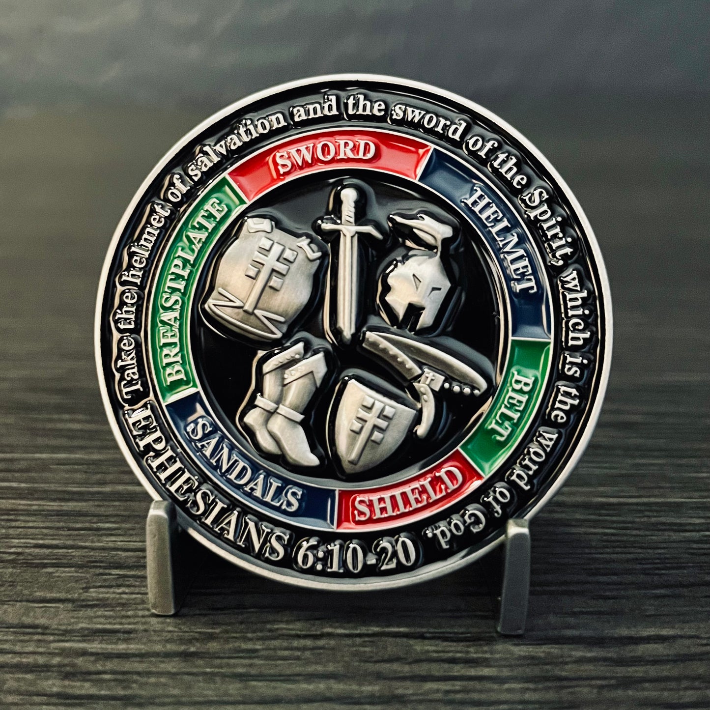 Ephesians 6:10-20 Challenge Coin