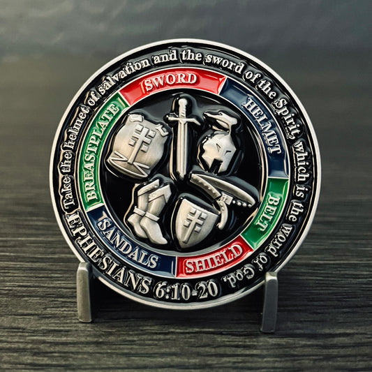 Ephesians 6:10-20 Challenge Coin 2.0 inch