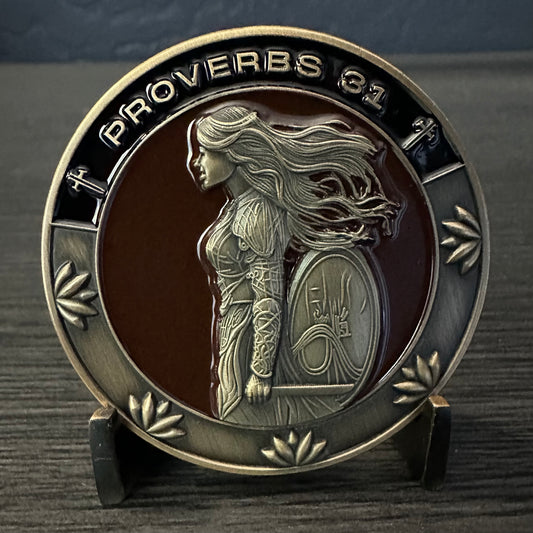 Proverbs 31 Challenge Coin