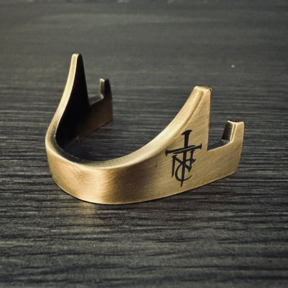 Coin Stand - Antique Gold with TNC Logo