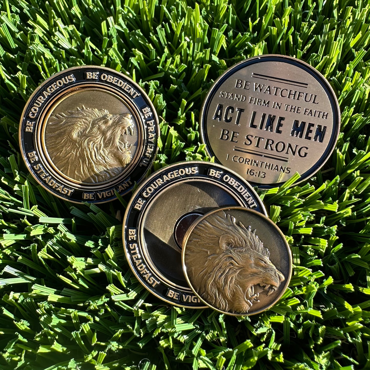 1 Corinthians 16:13 Magnetic Ball Marker