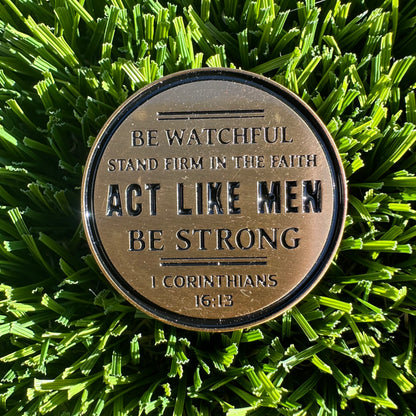 1 Corinthians 16:13 Magnetic Ball Marker