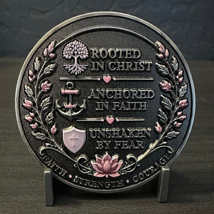 Psalm 46:5 God Is Within Challenge Coin