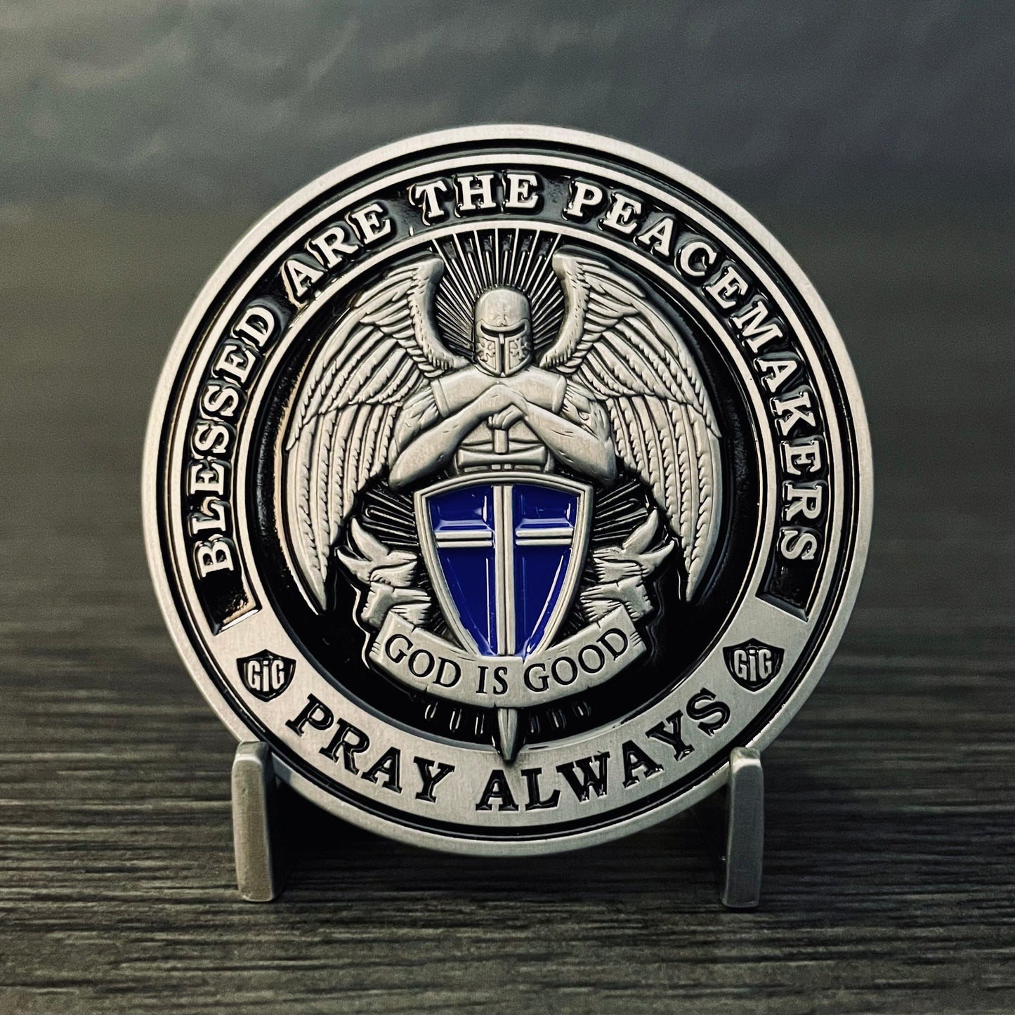 Matthew 5:9 Challenge Coin