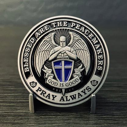 Matthew 5:9 Challenge Coin