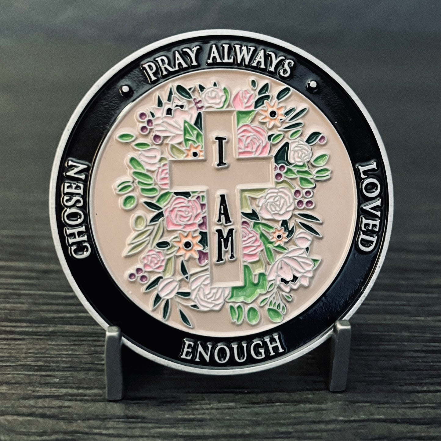 Luke 1:45 Challenge Coin