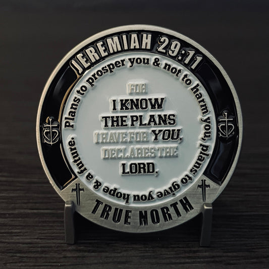 Jeremiah 29:11 Challenge Coin